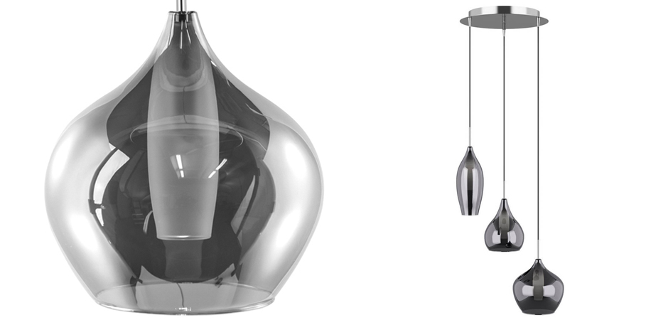 Люстра Candiano Smoke Triple Люстра Candiano Smoke Triple - Loft-Concept в Грозном