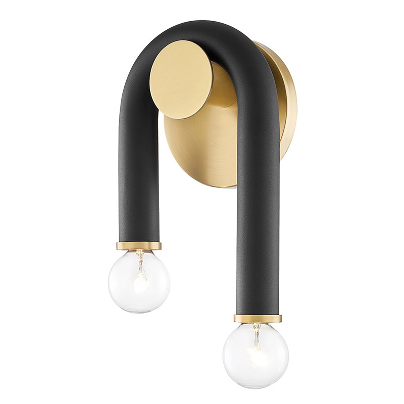 Бра Paulson floppy wall sconce gold Черный Золотой Бра Paulson floppy wall sconce gold Черный Золотой в Грозном | Loft Concept