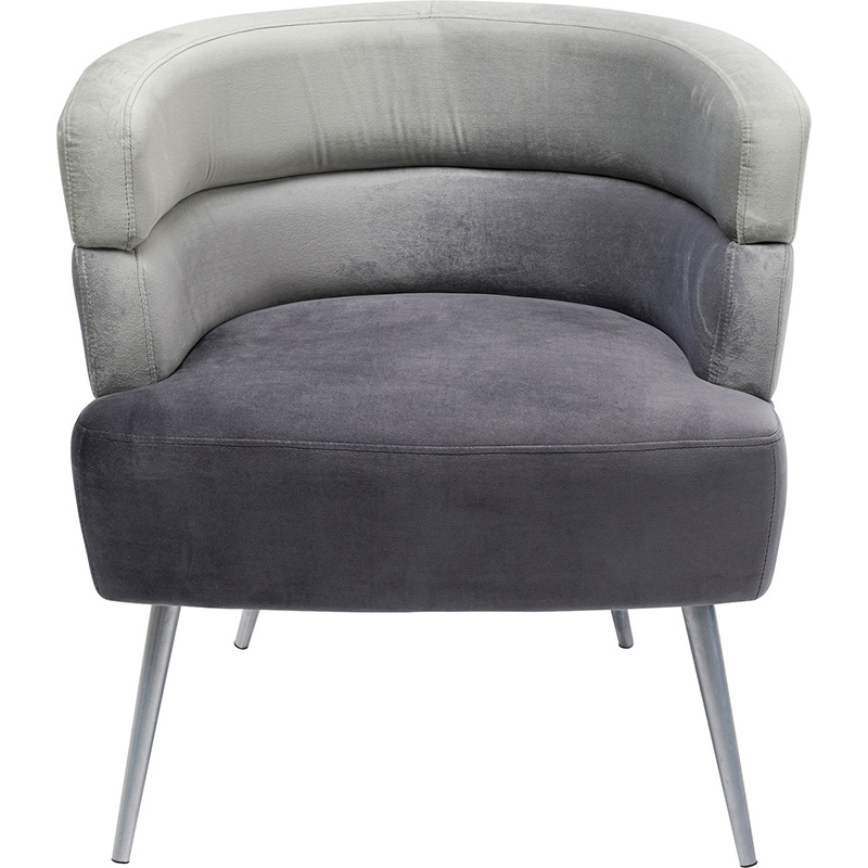 Кресло Gray Velvet Superposition Серый Кресло Gray Velvet Superposition Серый в Грозном | Loft Concept