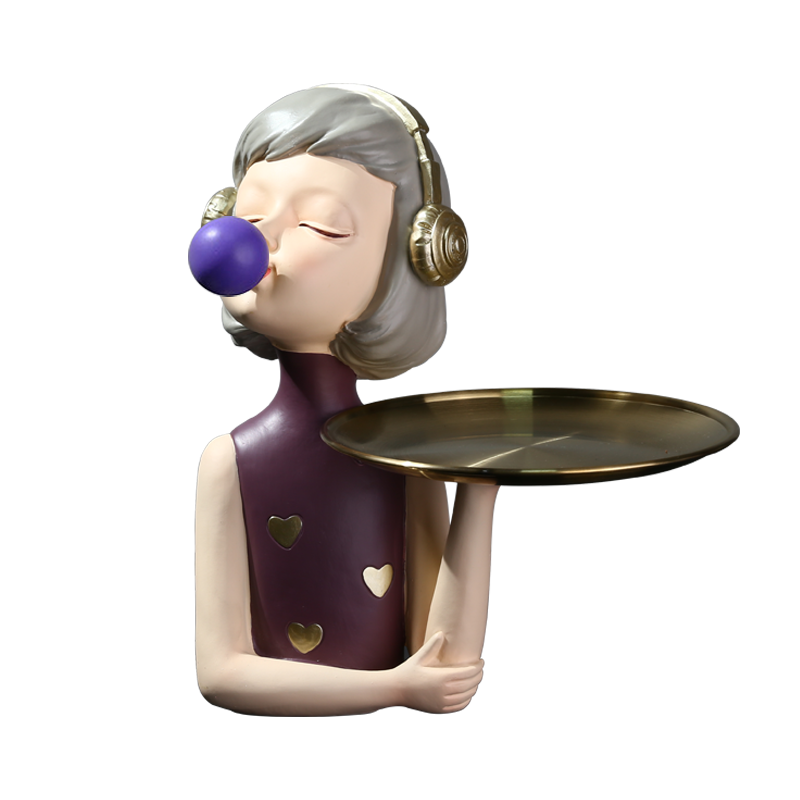 Статуэтка Bubble Gum purple Мульти Статуэтка Bubble Gum purple Мульти в Грозном | Loft Concept