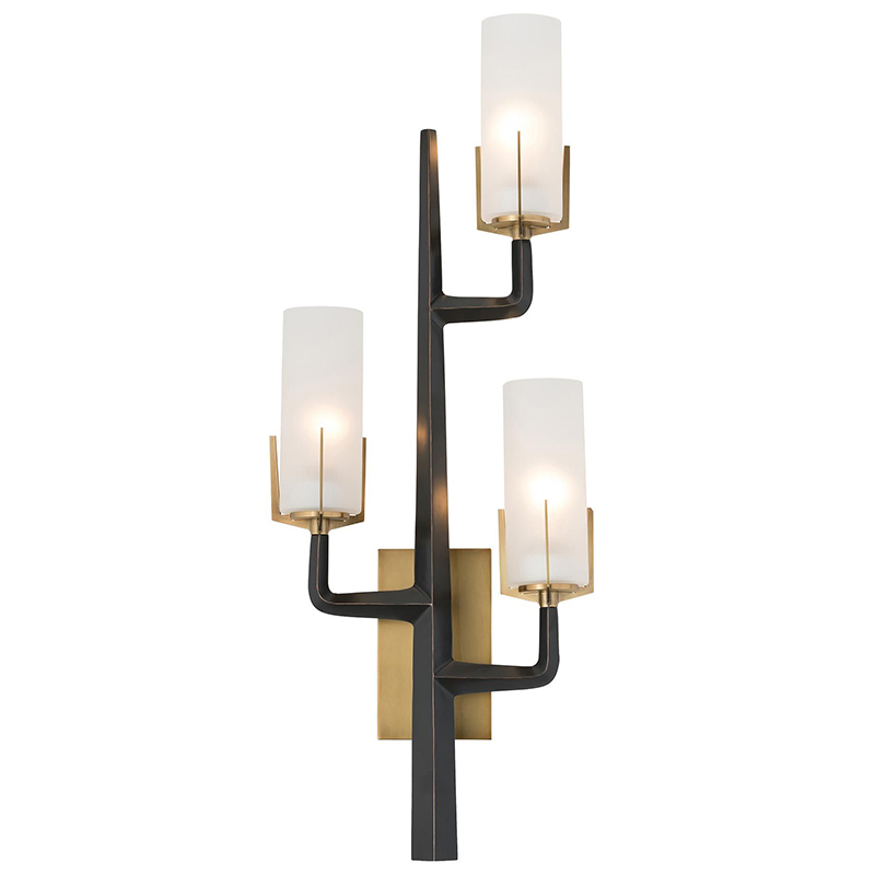 Бра Arteriors GRIFFIN SCONCE Черный Латунь Белый в Грозном | Loft Concept 