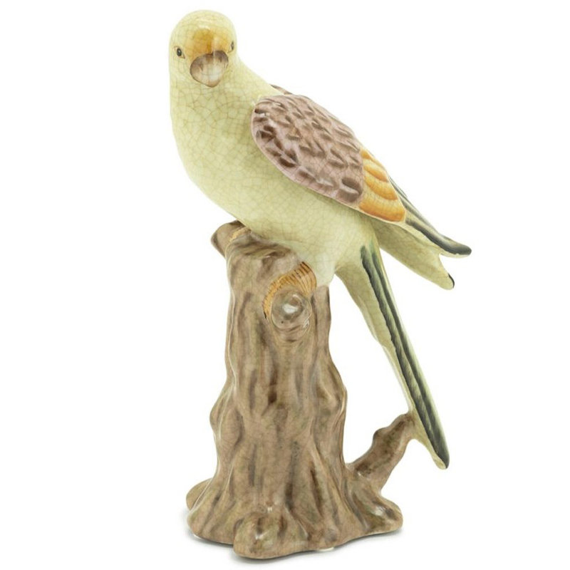 Статуэтка Parrot With Trunk Right Мульти Желтый Коричневый в Грозном | Loft Concept 