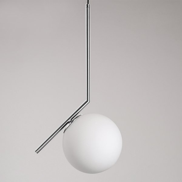 Люстра IC Lighting Flos Chrome Хром Белый Люстра IC Lighting Flos Chrome Хром Белый в Грозном | Loft Concept