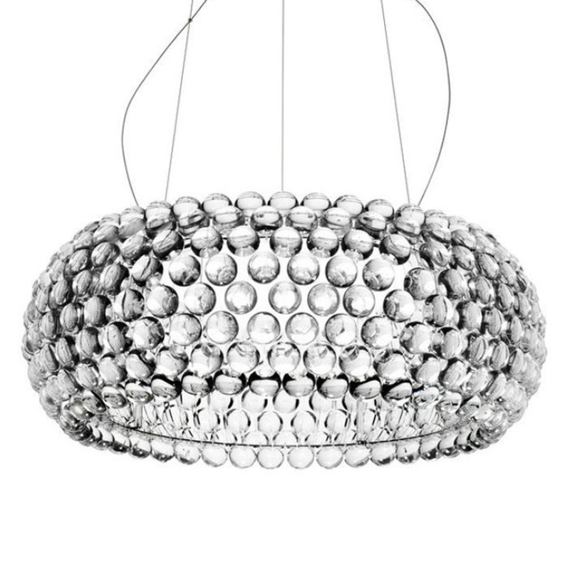 Люстра Foscarini Caboche Clear Patricia Urquiola Хром Прозрачный (Transparent) в Грозном | Loft Concept 