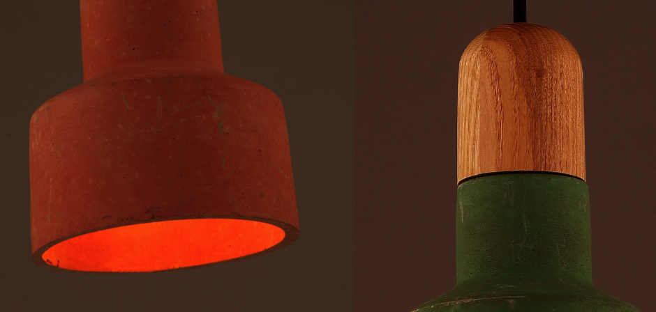 Подвесной светильник Art Concrete Wooden Cope Подвесной светильник Art Concrete Wooden Cope - Loft-Concept в Грозном