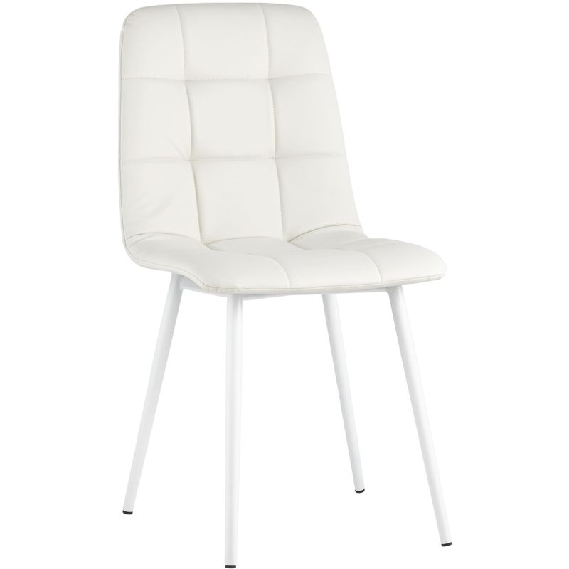 Стул NANCY S Chair Белая Экокожа Белый Стул NANCY S Chair Белая Экокожа Белый в Грозном | Loft Concept