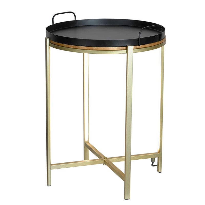 Приставной стол Nagib Side Table Bronze LED Бронза Приставной стол Nagib Side Table Bronze LED Бронза в Грозном | Loft Concept