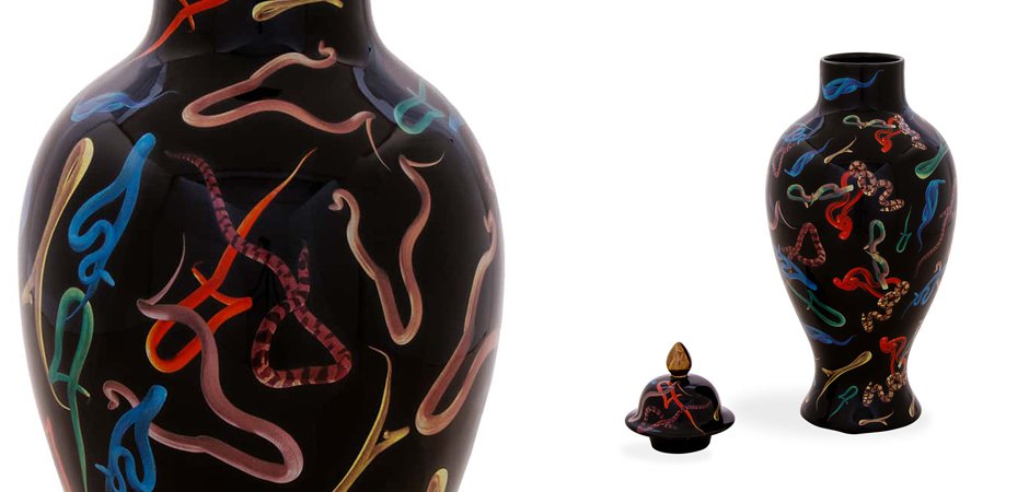 Ваза Seletti Vase Snakes Toiletpaper Ваза Seletti Vase Snakes Toiletpaper - Loft-Concept в Грозном