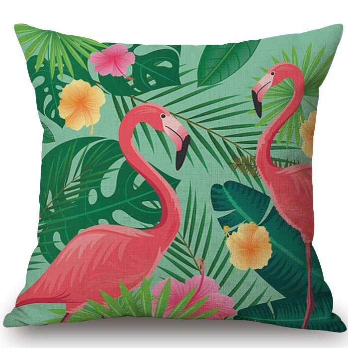 Декоративная подушка Pink Flamingo #16  в Грозном | Loft Concept 