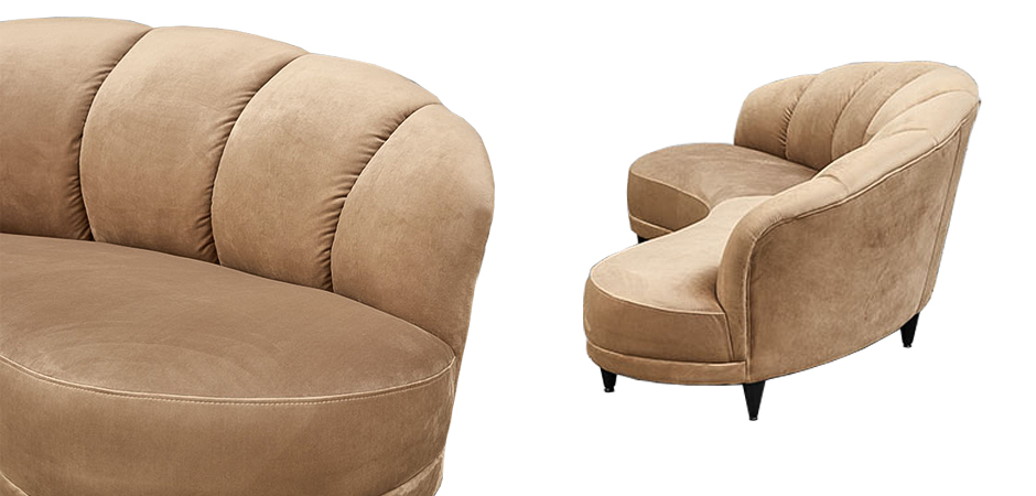 Диван Vanilla Croissant Sofa Диван Vanilla Croissant Sofa - Loft-Concept в Грозном