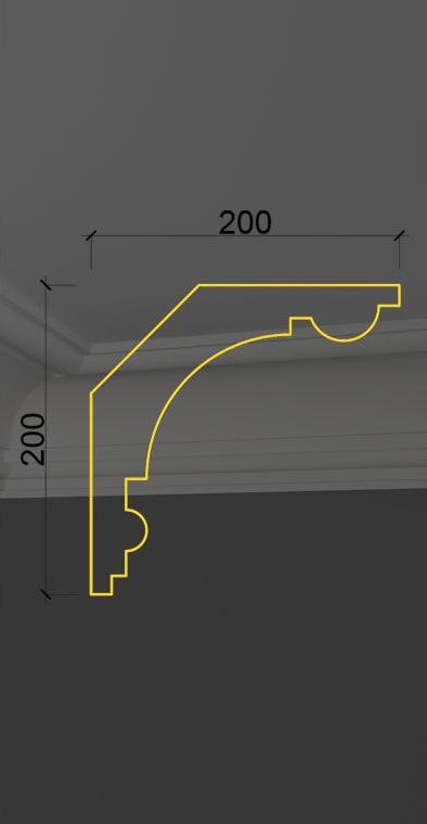 Гладкий карниз KT-26 Гладкий карниз KT-26 в Грозном