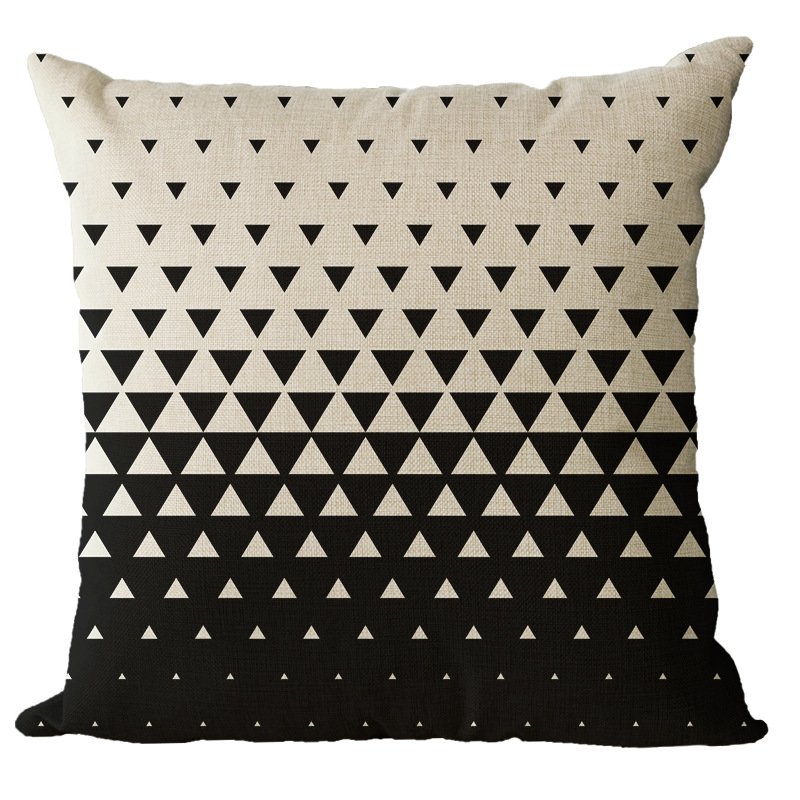 Декоративная подушка Black and White Pattern #7 Декоративная подушка Black and White Pattern #7 в Грозном | Loft Concept