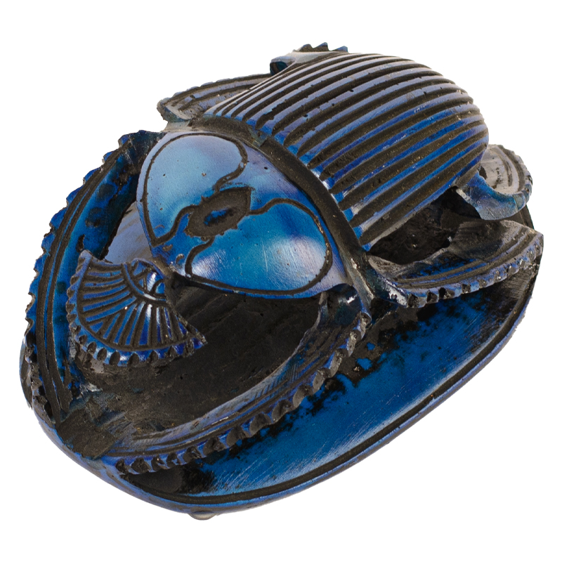Статуэтка Скарабей Scarab Beetle dark blue Темно-синий Синий Статуэтка Скарабей Scarab Beetle dark blue Темно-синий Синий в Грозном | Loft Concept