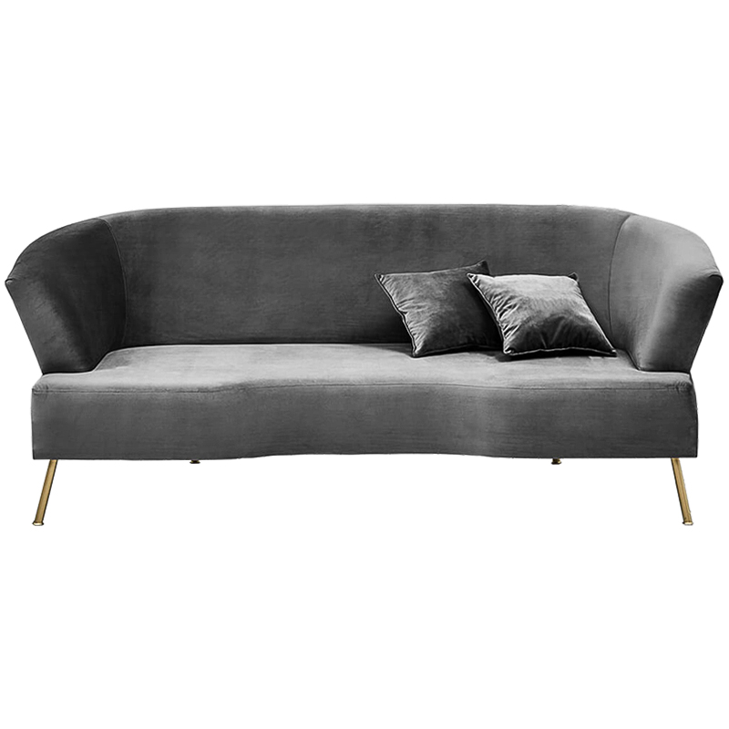 Диван Isis Sofa Gray Серый Золотой Диван Isis Sofa Gray Серый Золотой в Грозном | Loft Concept