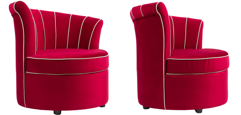 Кресло Curly Backrest Red Кресло Curly Backrest Red - Loft-Concept в Грозном