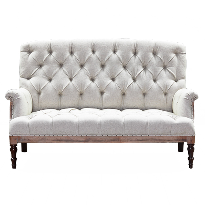 Диван Grace Sofa White Белый Коричневый Диван Grace Sofa White Белый Коричневый в Грозном | Loft Concept