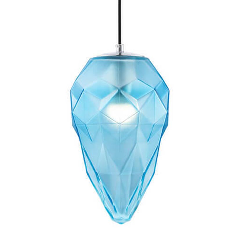 Подвесной светильник Jewel Athena blue 18 Голубой Хром Подвесной светильник Jewel Athena blue 18 Голубой Хром в Грозном | Loft Concept