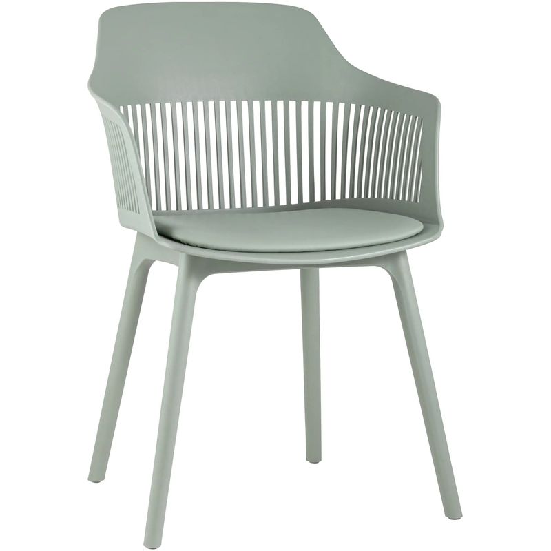 Стул Crocus Chair Серо-Зеленый цвет Подушка эко-кожа Античный зеленый Стул Crocus Chair Серо-Зеленый цвет Подушка эко-кожа Античный зеленый в Грозном | Loft Concept