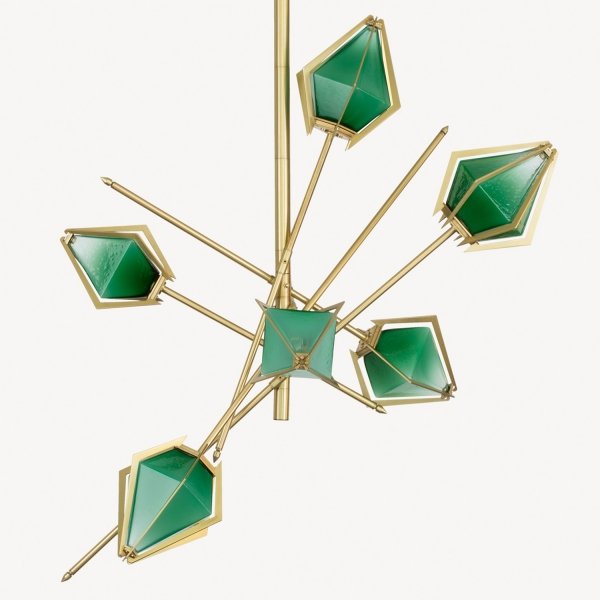 Люстра HARLOW Small Chandelier Gabriel Scott Латунь Люстра HARLOW Small Chandelier Gabriel Scott Латунь в Грозном | Loft Concept