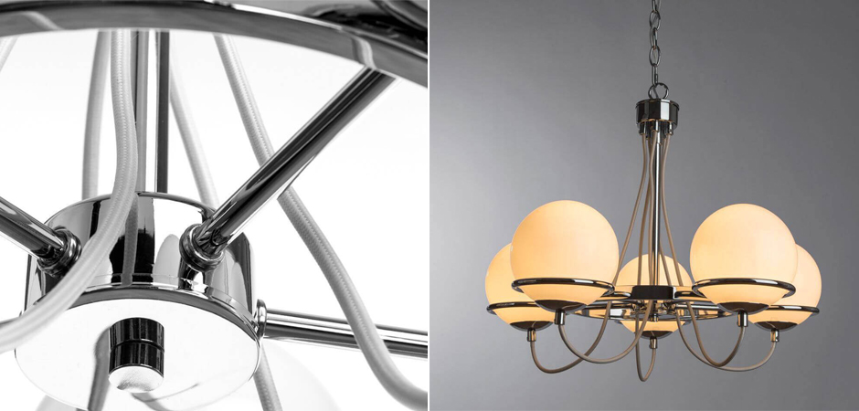 Люстра Melissa Chandelier Chromium 5 Люстра Melissa Chandelier Chromium 5 - Loft-Concept в Грозном