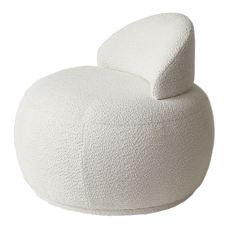 Кресло Boucle Snowball Armchair Белый Кресло Boucle Snowball Armchair Белый в Грозном | Loft Concept