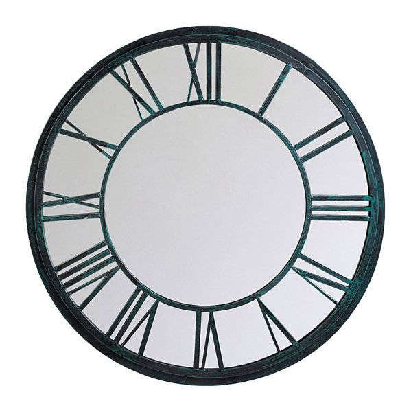 Зеркало настенное Clock Black Antick Черный Зеркало настенное Clock Black Antick Черный в Грозном | Loft Concept