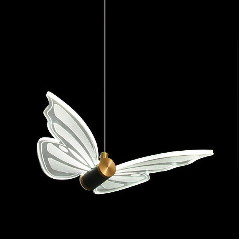 Люстра Glass butterfly chandelier B Глянцевое золото Прозрачный Черный Люстра Glass butterfly chandelier B Глянцевое золото Прозрачный Черный в Грозном | Loft Concept