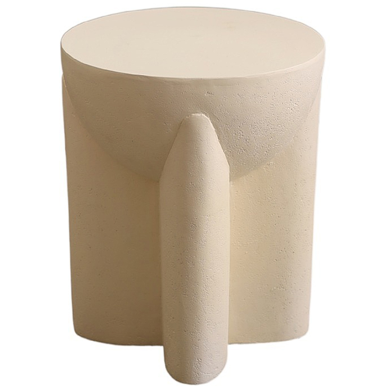 Приставной стол Lava Stone Side Table Полимер Бежевый Приставной стол Lava Stone Side Table Полимер Бежевый в Грозном | Loft Concept