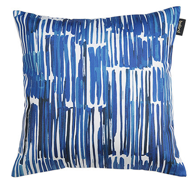 Подушка Pillow Indigo blue Синий Белый Подушка Pillow Indigo blue Синий Белый в Грозном | Loft Concept