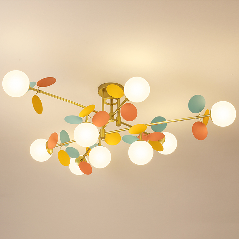 Люстра MATISSE Chandelier Hedgehog Золотой Белый Черно-белый Мульти Люстра MATISSE Chandelier Hedgehog Золотой Белый Черно-белый Мульти в Грозном | Loft Concept