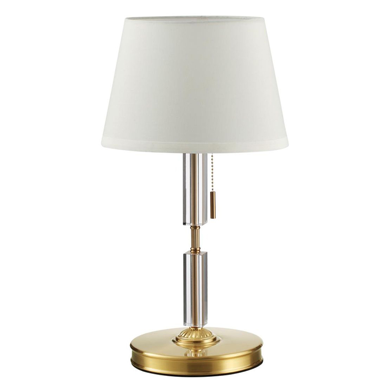 Настольная лампа Ramona White Table Lamp Бронза Белый Настольная лампа Ramona White Table Lamp Бронза Белый в Грозном | Loft Concept