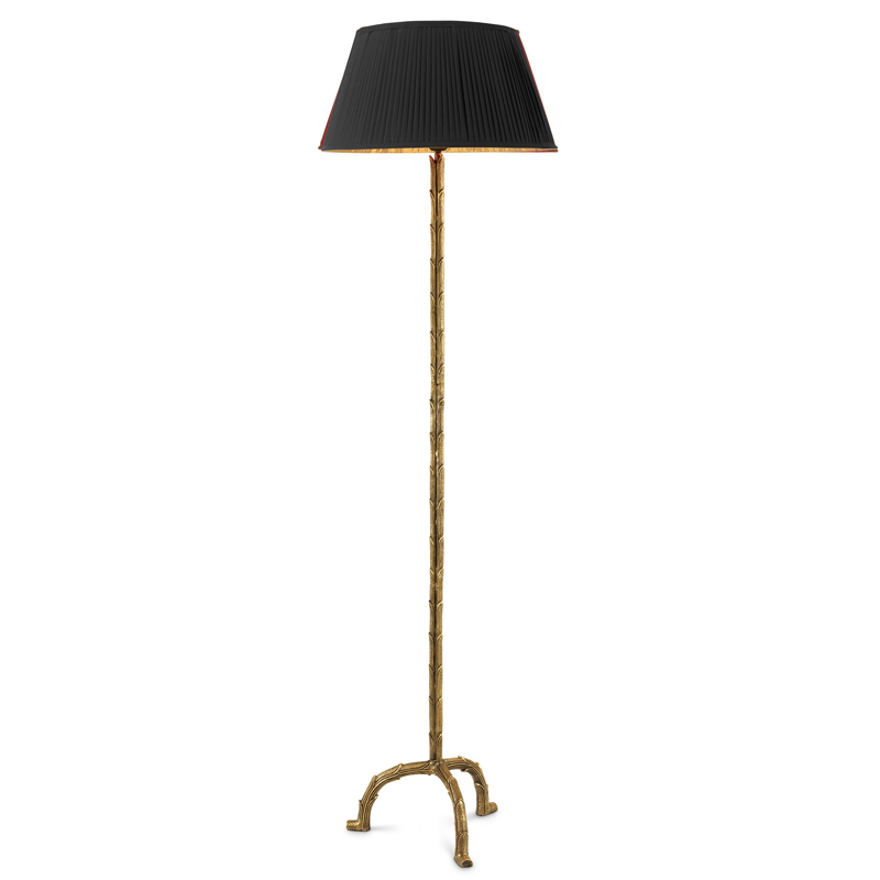 Торшер Eichholtz Floor Lamp Le Coultre Винтажная латунь Черный Торшер Eichholtz Floor Lamp Le Coultre Винтажная латунь Черный в Грозном | Loft Concept
