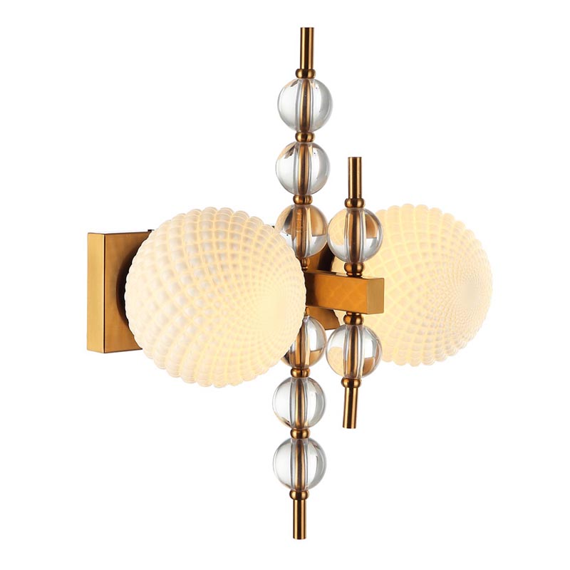 Бра Addelyn Sconce Белый Латунь Бра Addelyn Sconce Белый Латунь в Грозном | Loft Concept
