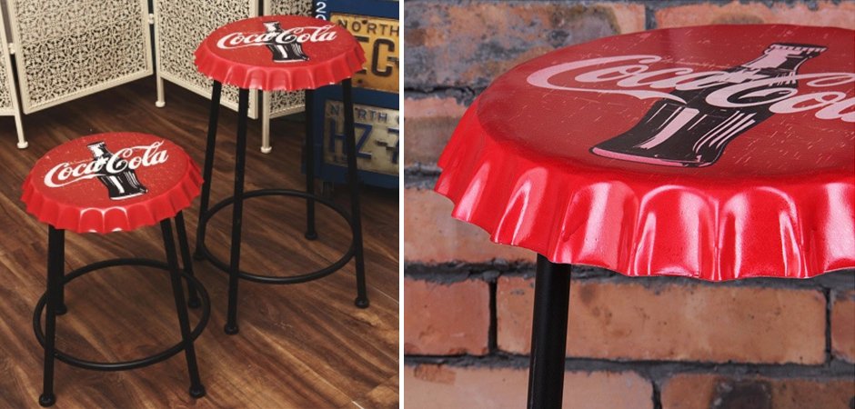 Стул Bottle Cap Coca & Cola Стул Bottle Cap Coca & Cola - Loft-Concept в Грозном
