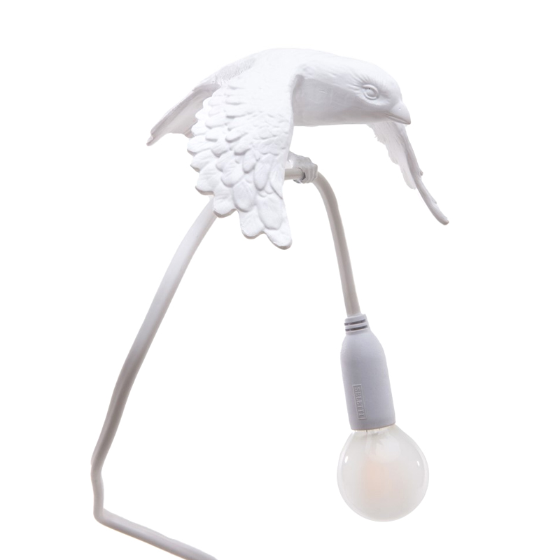 Настольная лампа Seletti Sparrow Taking Off Белый Настольная лампа Seletti Sparrow Taking Off Белый в Грозном | Loft Concept