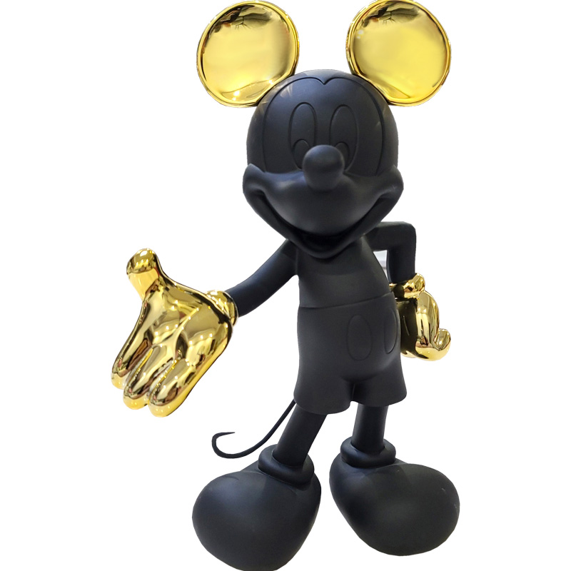 Статуэтка Mickey Mouse statuette black Черный Глянцевое золото Статуэтка Mickey Mouse statuette black Черный Глянцевое золото в Грозном | Loft Concept