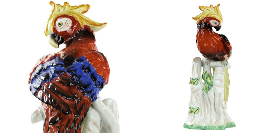 Статуэтка Porcelain Red Parrot Статуэтка Porcelain Red Parrot - Loft-Concept в Грозном