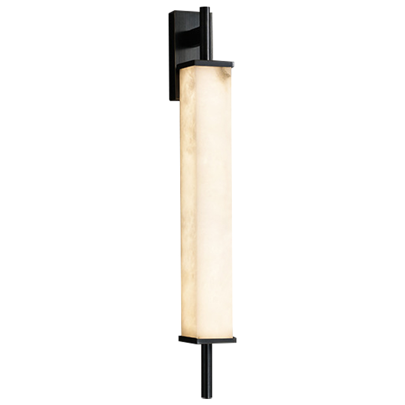 Бра Gaelle Modern Marble Wall Lamp Черный Белый Мрамор Bianco Темная медь Бра Gaelle Modern Marble Wall Lamp Черный Белый Мрамор Bianco Темная медь в Грозном | Loft Concept