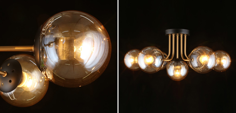 Потолочный светильник Smoky Sphere Потолочный светильник Smoky Sphere - Loft-Concept в Грозном
