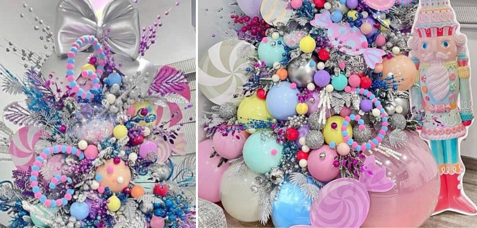 Дизайнерская Елка Премиум с Ярким Розовым Декором Christmas Tree Fun Game Дизайнерская Елка Премиум с Ярким Розовым Декором Christmas Tree Fun Game - Loft-Concept в Грозном