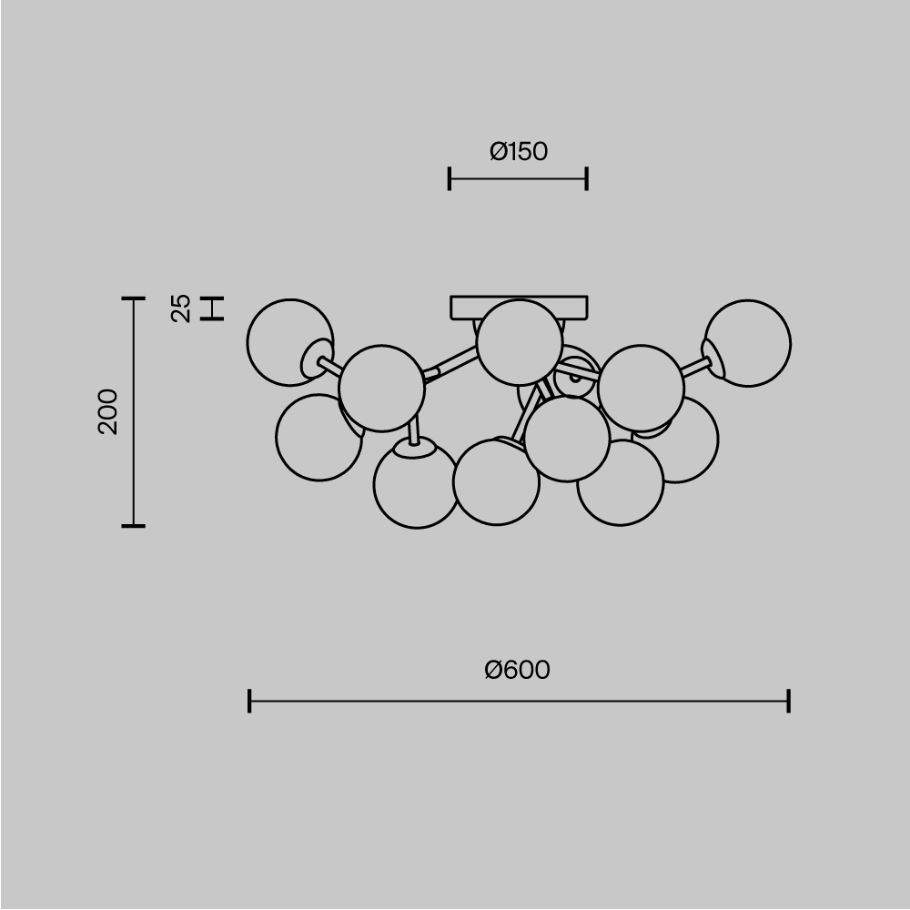 Потолочный светильник Dallas G9 в Грозном