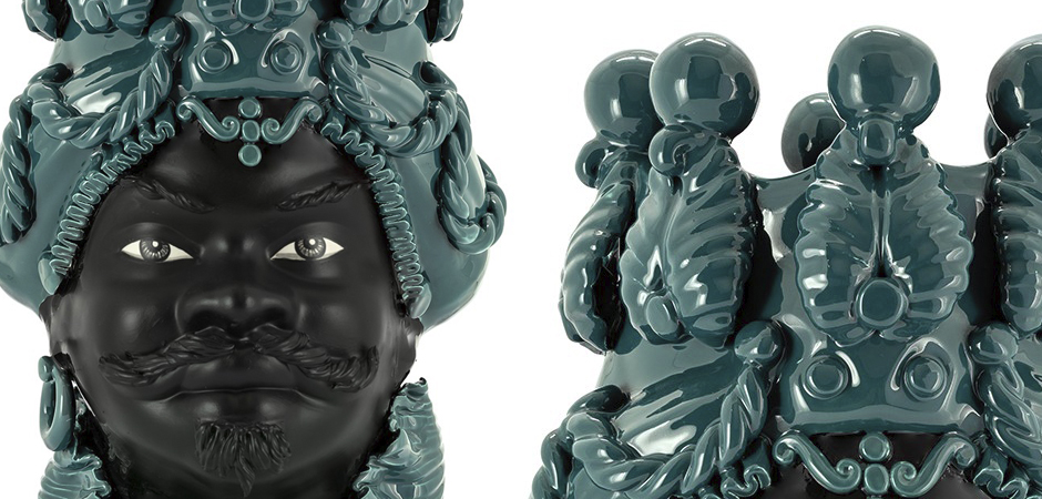 Ваза VASE MORO BIG MAN SIMPLY MAT dark turquoise Ваза VASE MORO BIG MAN SIMPLY MAT dark turquoise - Loft-Concept в Грозном