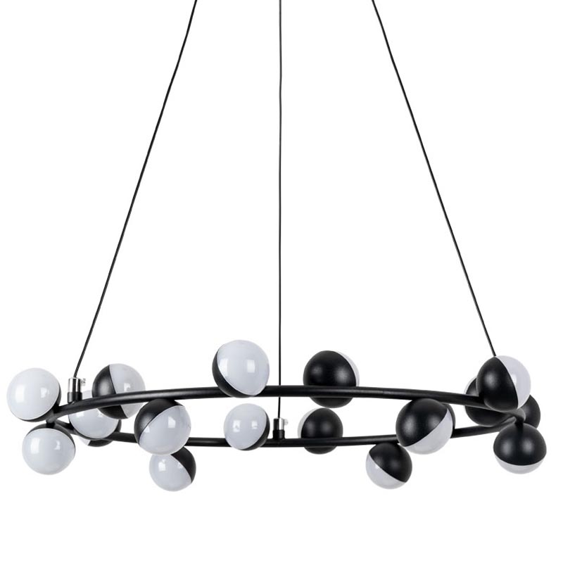 Люстра Vilelme Chandelier black 50 Черный Люстра Vilelme Chandelier black 50 Черный в Грозном | Loft Concept