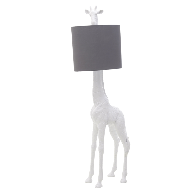 Торшер White Giraffe Floor lamp Белый Серый Торшер White Giraffe Floor lamp Белый Серый в Грозном | Loft Concept