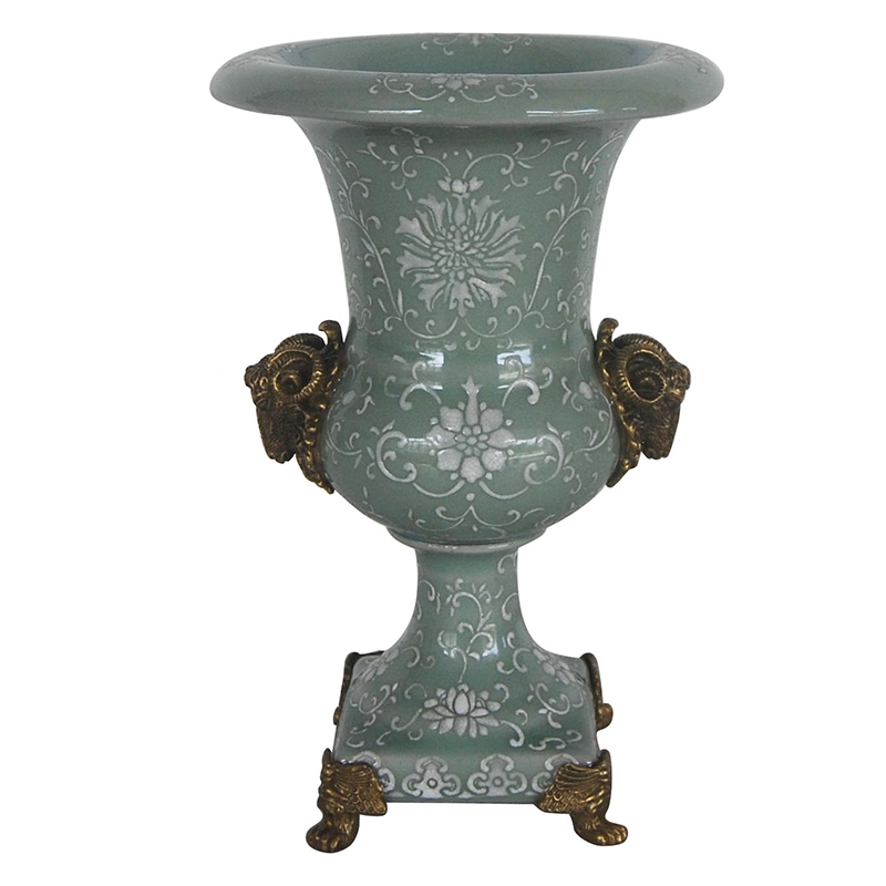 Ваза Bronze Aries Gray Vase Бронза Серый в Грозном | Loft Concept 