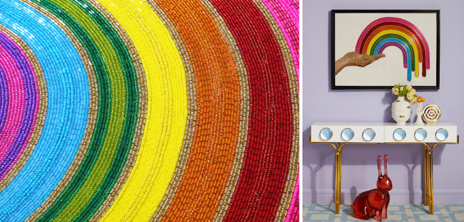 Панно Jonathan Adler RAINBOW BEADED WALL ART Панно Jonathan Adler RAINBOW BEADED WALL ART - Loft-Concept в Грозном