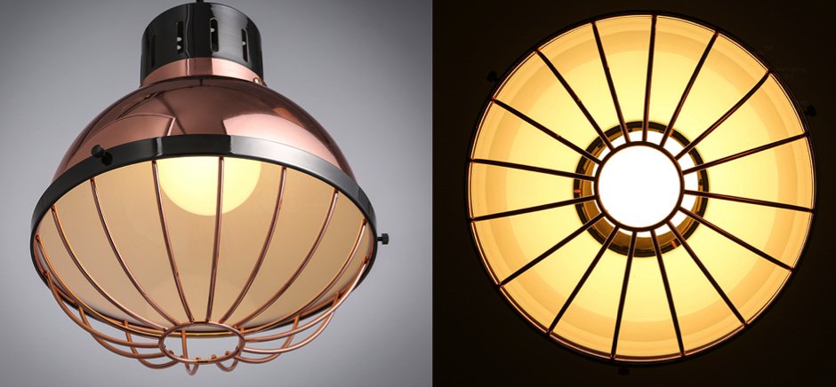 Подвесной светильник Ufo Copper Pendant Small Подвесной светильник Ufo Copper Pendant Small - Loft-Concept в Грозном
