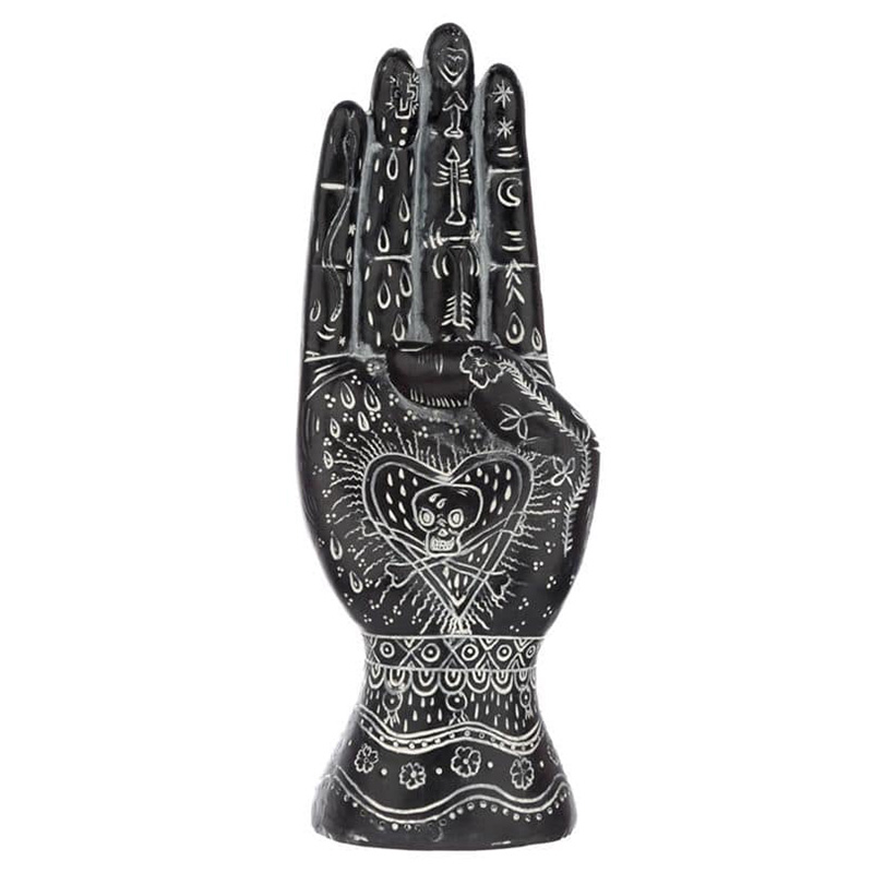 Статуэтка Mantic Hand Черный Белый Статуэтка Mantic Hand Черный Белый в Грозном | Loft Concept