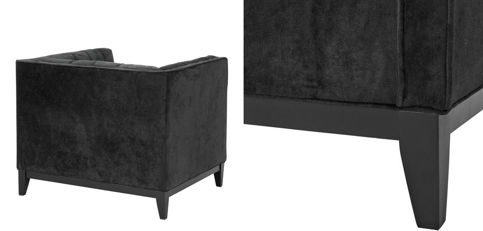 Кресло Eichholtz Chair Aldgate Black Кресло Eichholtz Chair Aldgate Black - Loft-Concept в Грозном