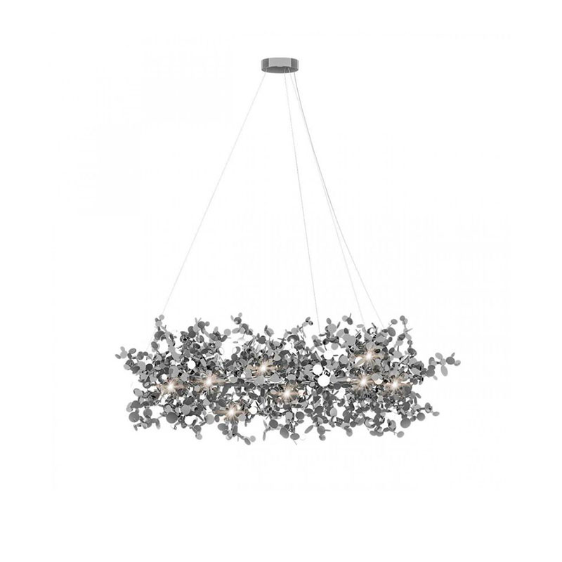 Люстра Terzani Argent Suspension Ring Silver диаметр диаметр 60 Серебряный в Грозном | Loft Concept 
